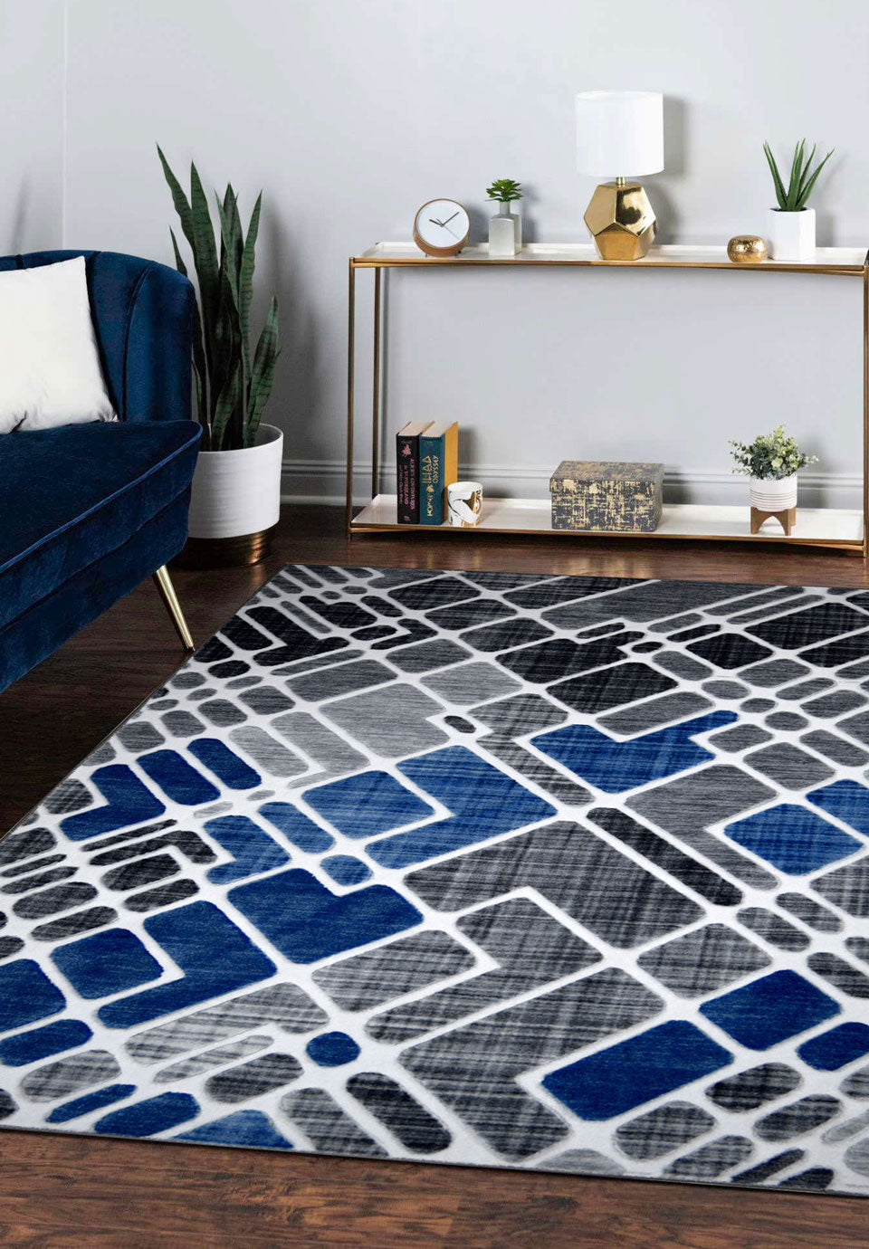 اشتري سجاد ماك 153718-88 ثلاثي الأبعاد من Cairo Drop – تصميم عصري من نايلون متين وسهل التنظيف مع توصيل وضمان | Buy modern 3D rug Cairo Drop