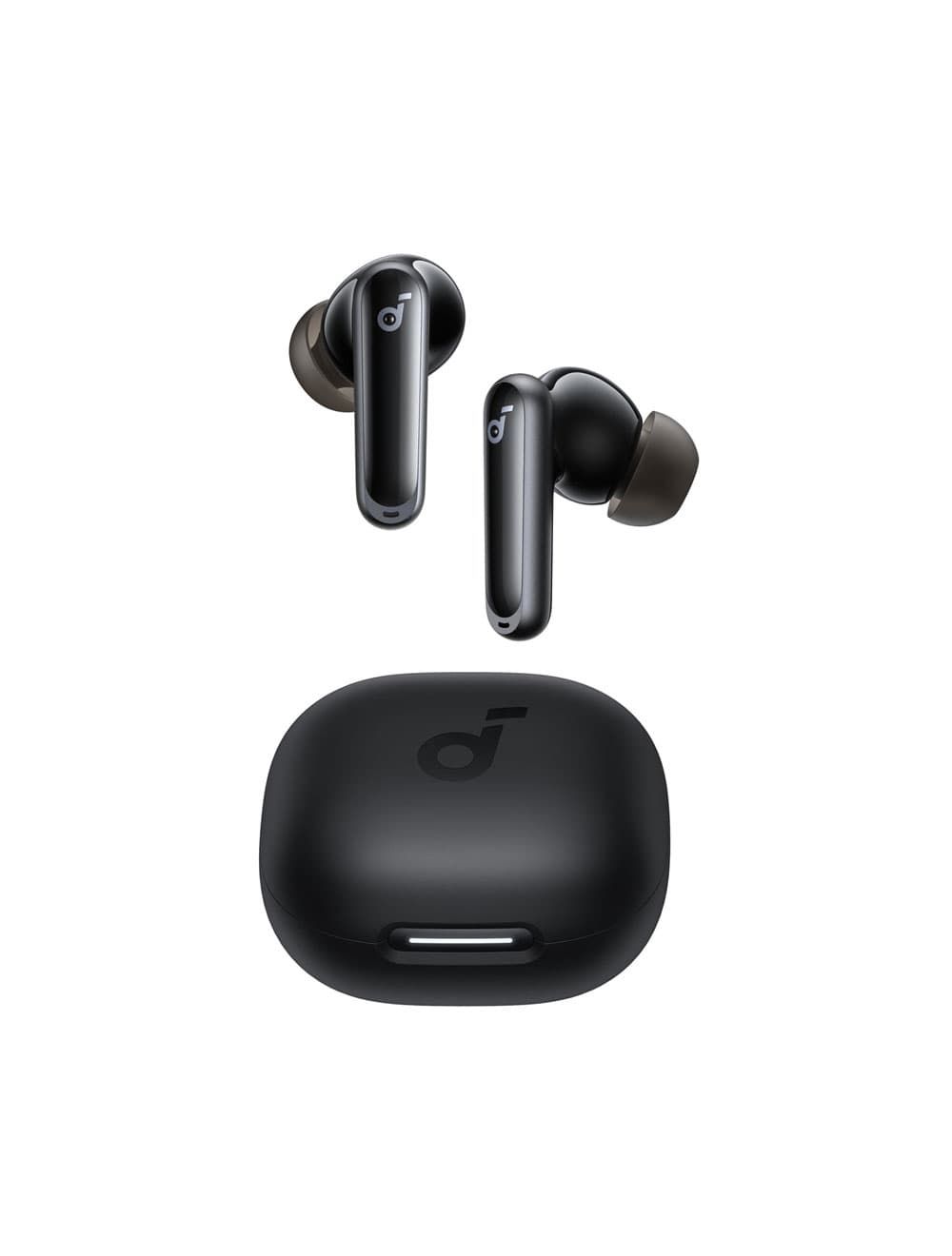 أنكر - سماعة أذن -أسود لاسلكية مع عزل ضوضاء ذكي وعمر بطارية حتى 60 ساعة | Anker Wireless Earbuds Black, Smart ANC, 60H Long Battery Life