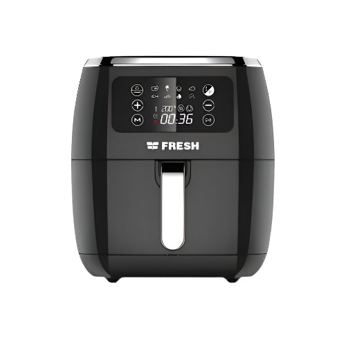 اكتشف ايرفراير فريش بسعة 7 لتر وقدرة 1800 وات لتحضير وجبات صحية ومقرمشة بسرعة وسهولة – Fresh Air Fryer 7L 1800W Black