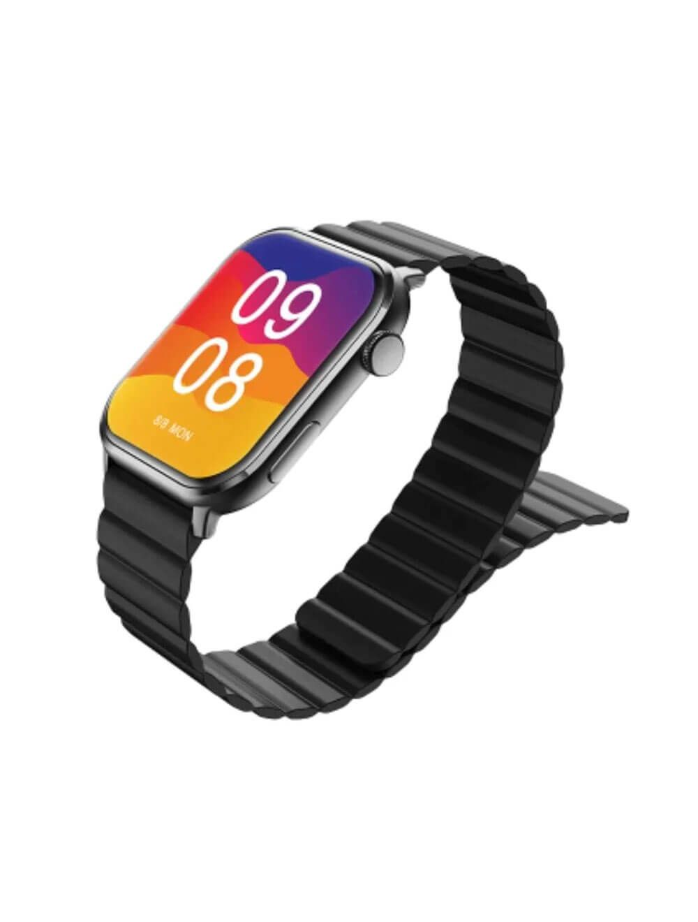 أيميلاب W02 - ساعة ذكية - أسود بشاشة 1.85 بوصة وسوار مغناطيسي و100 وضع رياضي | Imilab W02 Smartwatch Black with 1.85-inch screen, 100 sports modes