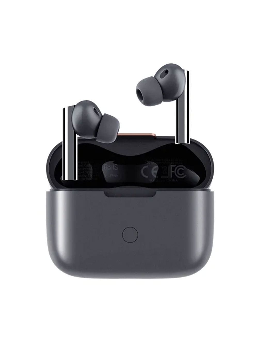 اشترِ oraimo earphone OEB-E108D - تصميم فضي، بلوتوث 5.2، بطارية قوية، ضمان عام وتوصيل سريع. Premium wireless earbuds with stable Bluetooth & long battery.