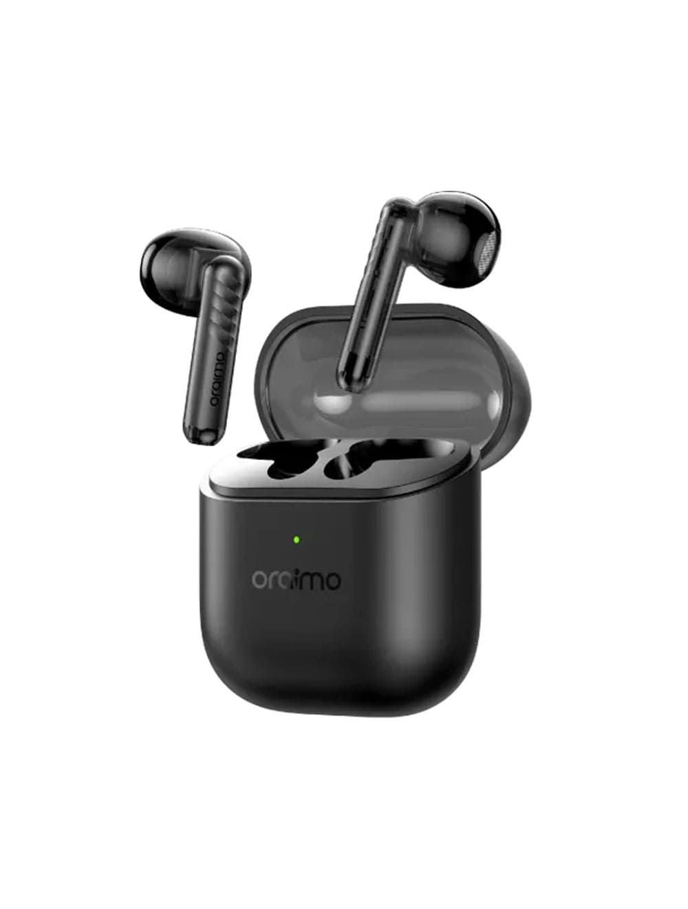 أورايمو - سماعة أذن -أسود لاسلكية بصوت محيطي 360 درجة وعمر بطارية حتى 50 ساعة | Oraimo Wireless Earbuds Black 360° Surround, 50H Battery Life