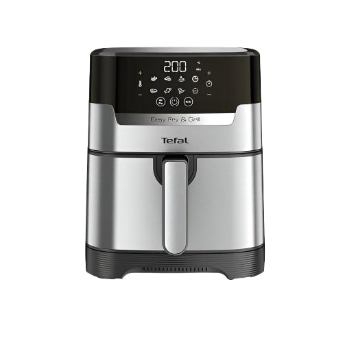 قلاية وGrill تيفال إيزي فراي 1550 واط تقدم طهيًا صحيًا وسريعًا مع تصميم من الفولاذ المقاوم للصدأ. Tefal Easy Fry & Grill 1550W for healthy, fast cooking.