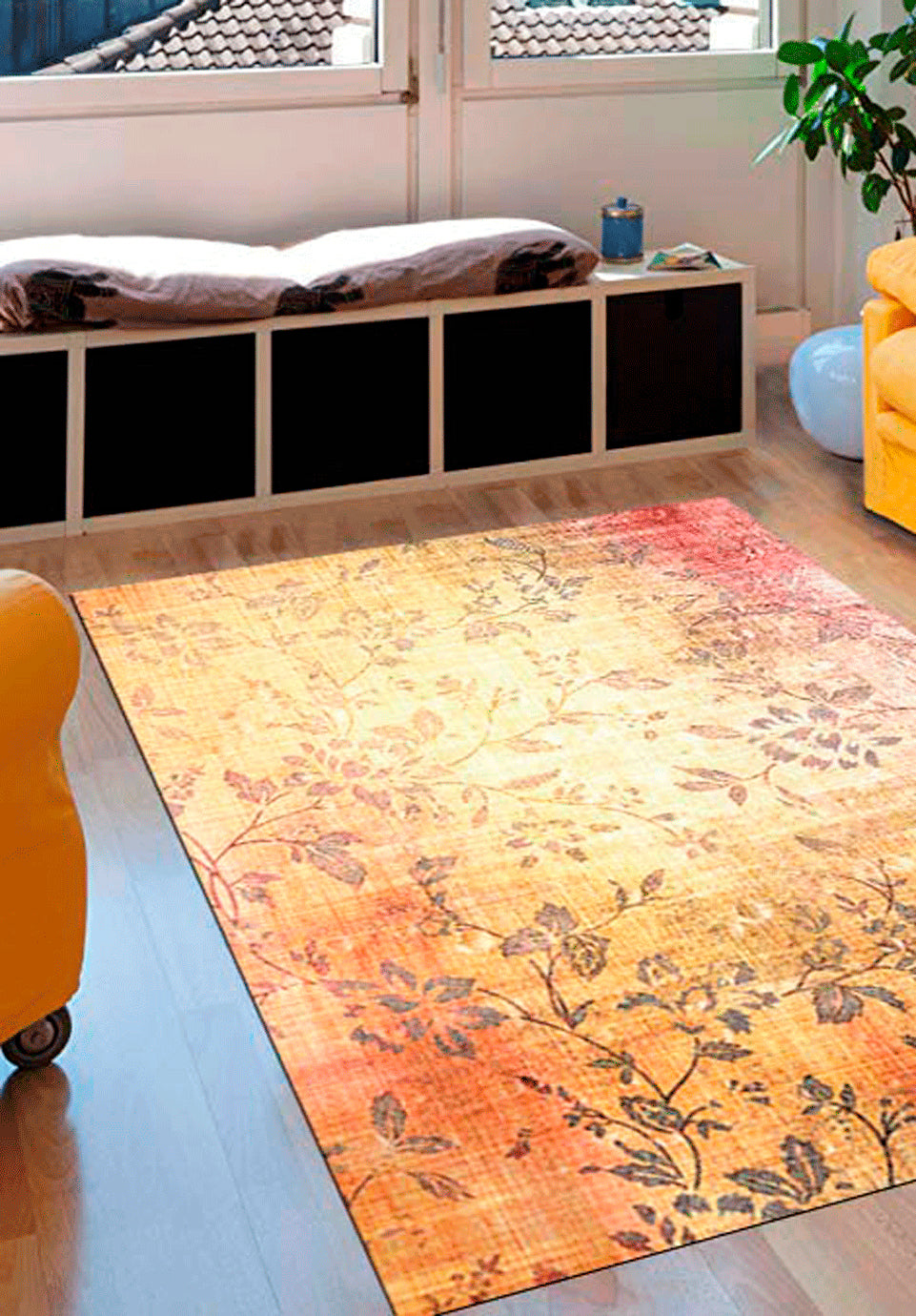 Delhi carpet group with anti-slip and modern style size: 50x80 SKU:600833-11001