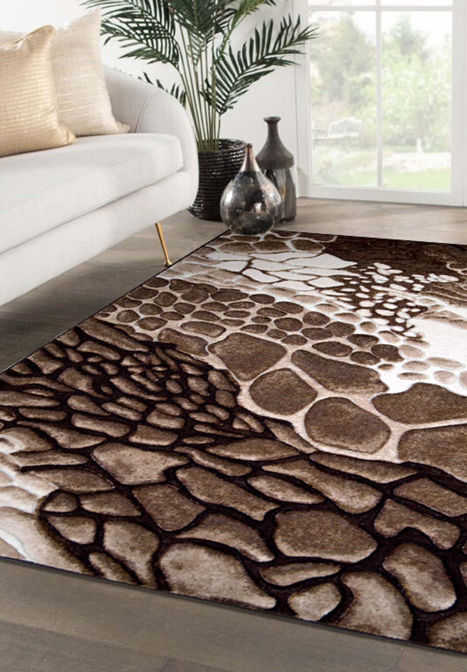 MAC Carpet Beach 3D Carved collection with modern style size: 240x320 SKU:11688-42