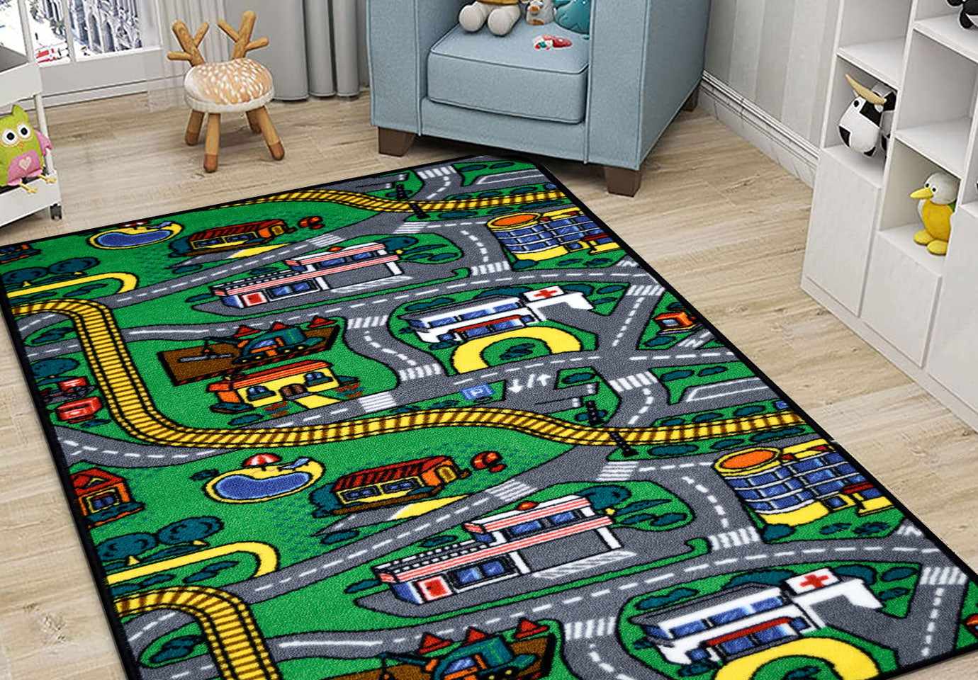 Rosetta carpets are characterized by a soft surface for children size: 80x150 SKU:127301-98