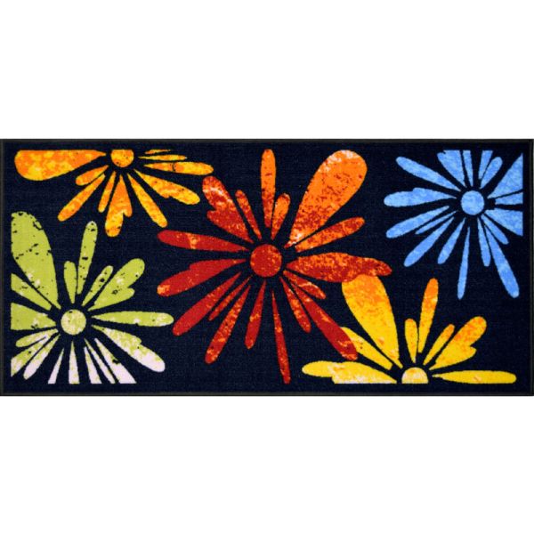 مشاية روزيتا 67x140 سم، مصنوعة من نايلون 100% مع دعامة رغوة لضمان الثبات. عملية وأنيقة لجميع الممرات. | Rosetta runner 67x140 cm, 100% Nylon, foam backing for stability