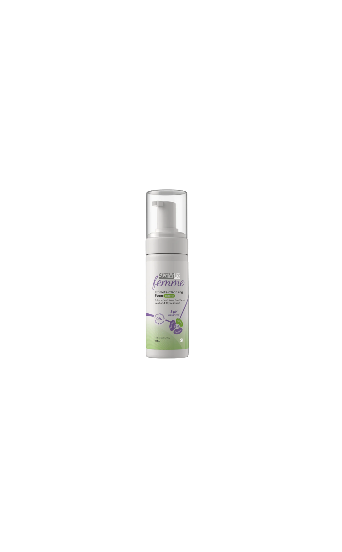 Starville Refreshing Feminine Wash for Sensitive Area Foam 150ml