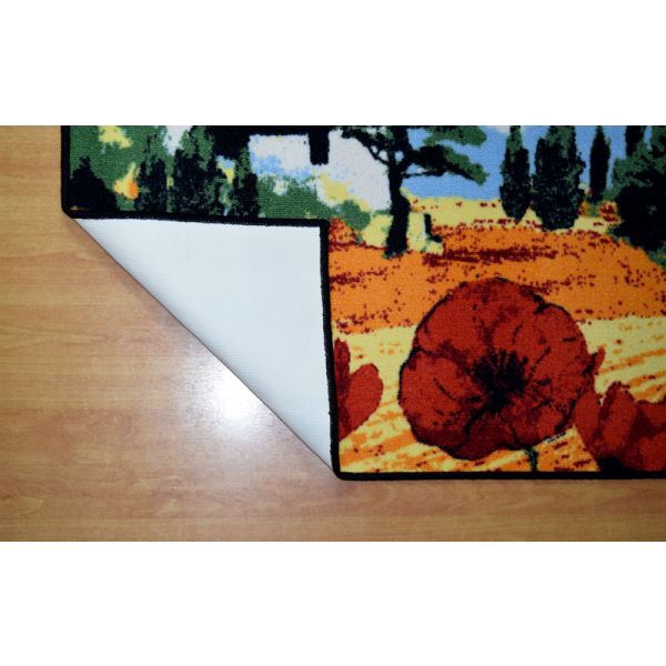 مشاية روزيتا 142716-54284 بمقاس 67x140 سم، تصميم عصري ومتين، مثالي للممرات مع دعامة رغوة لتثبيت السجاد وتوصيل سريع. Rosetta 142716-54284 runner, 67x140 cm, modern design,