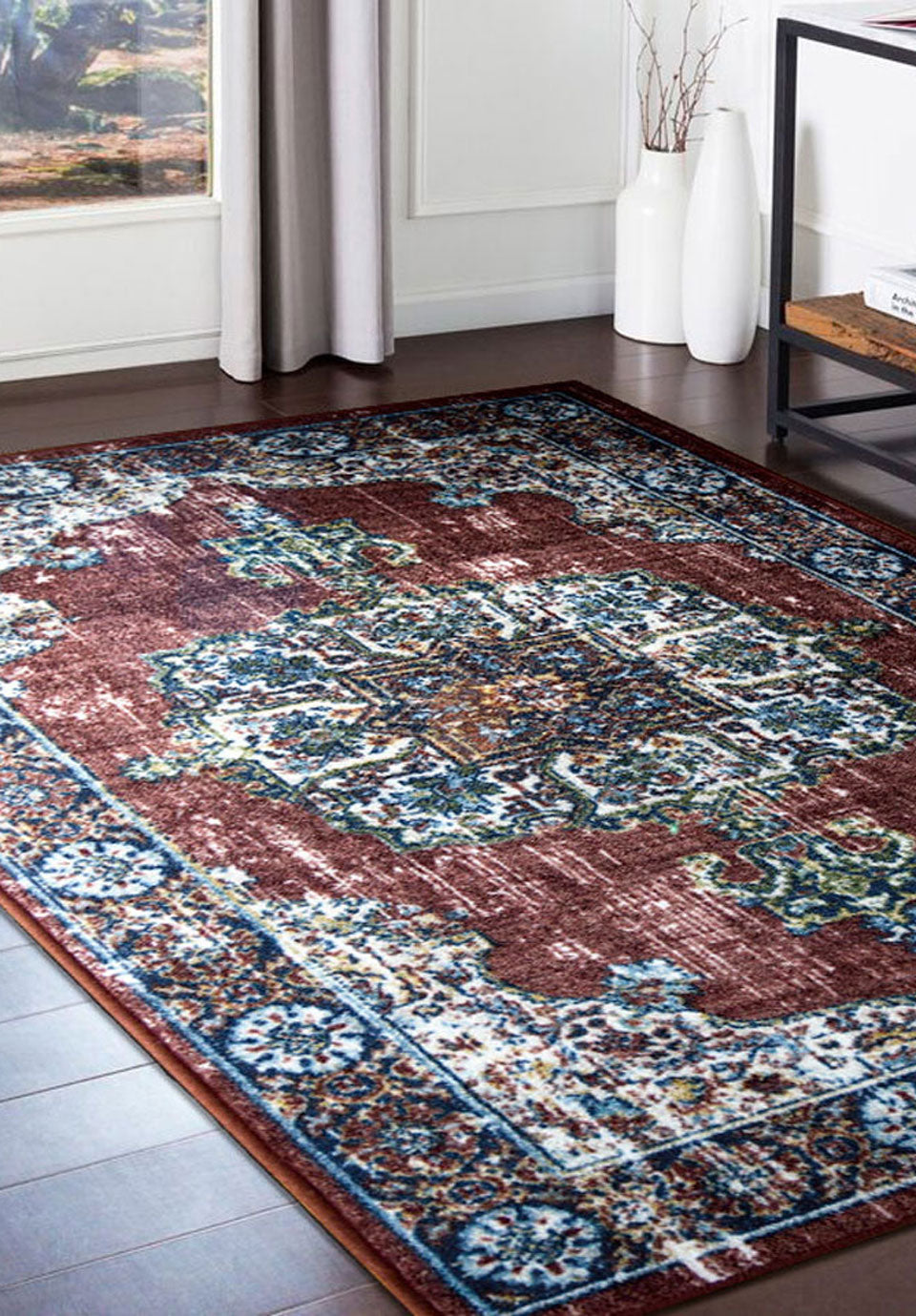 Rosetta rug double face size: 100x147