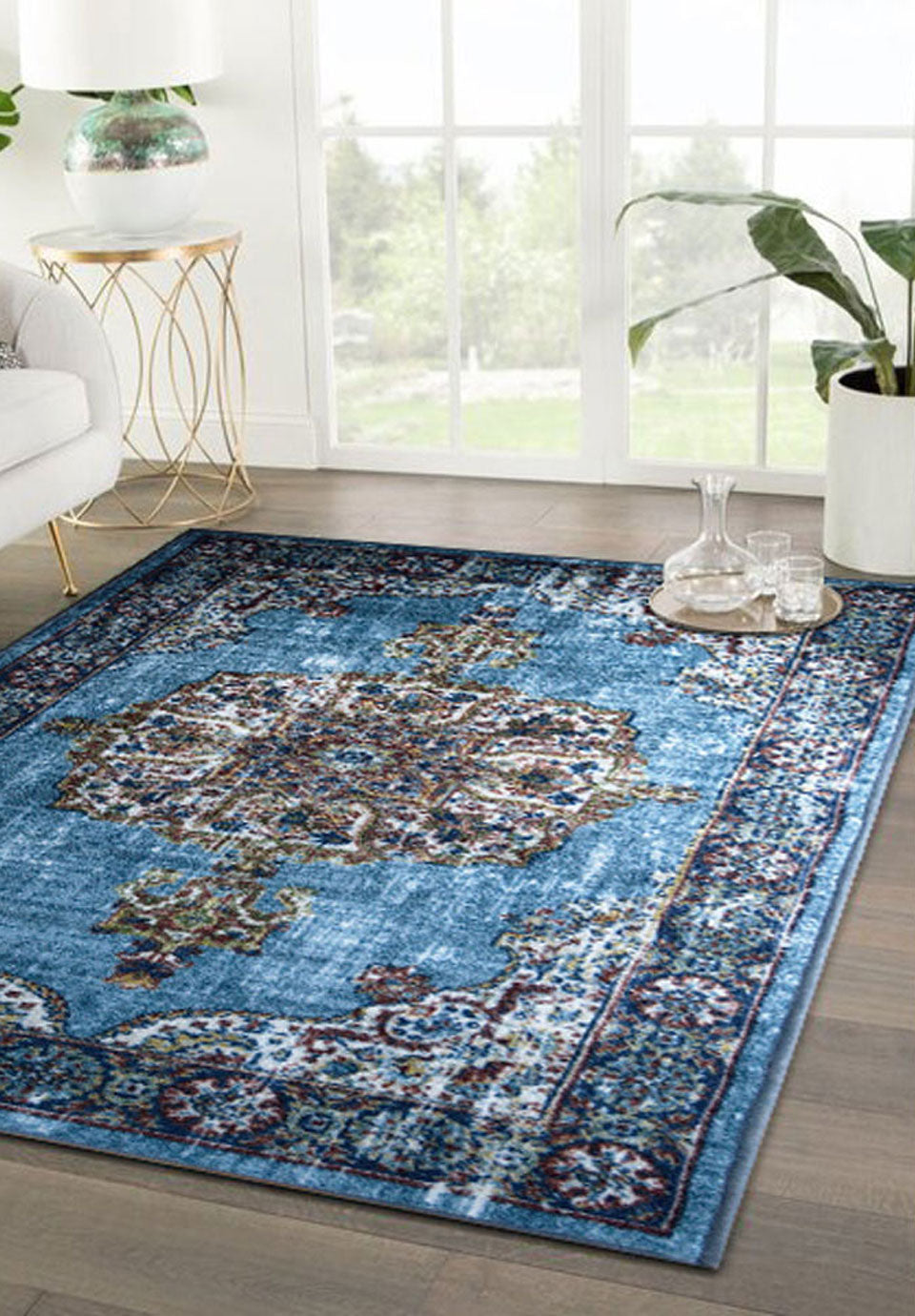 Rosetta Double Face Carpet, one rug as if it were two rugs, size 100x147 cm