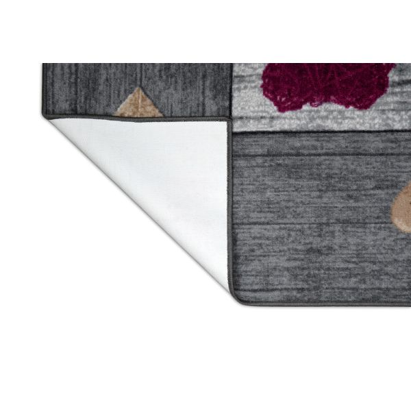 مشاية روزيتا 67x180 سم، نايلون 100% مع رغوة مقاومة للانزلاق. تصميم عصري وألوان جذابة للممرات وغرف المنزل. | Rosita runner 67x180 cm, 100% Nylon, foam backing,