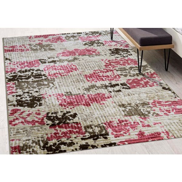 سجادة فيكترا مودرن من نايلون 100% بتصميم أنيق وثابت – سهولة تنظيف ومتانة مضمونة. Vectra modern nylon rug – stylish, durable & easy to clean.