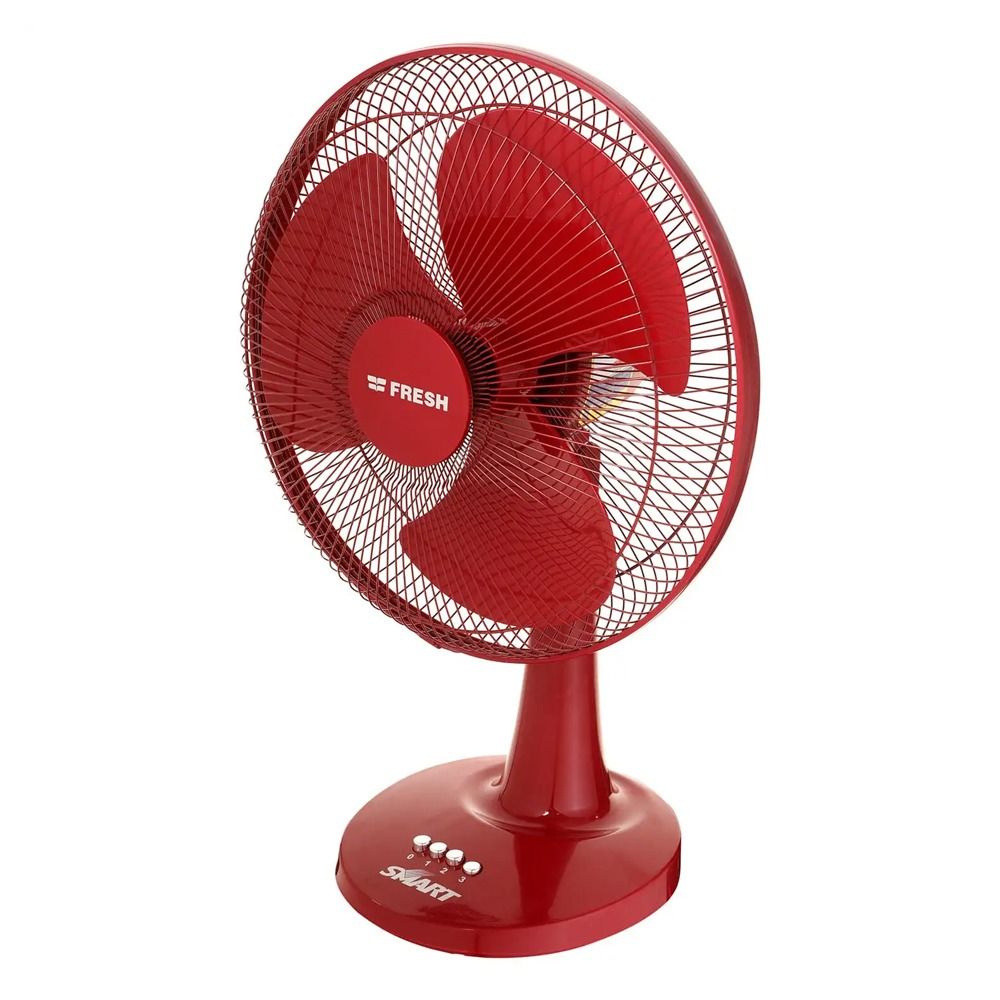 مروحة مكتب فريش 16 بوصة بأداء قوي وتصميم أنيق مع 3 سرعات وضمان 5 سنوات، مثالية للمكاتب والغرف | Fresh Desk Fan 16 Inch with 3 speeds, 3 blades.