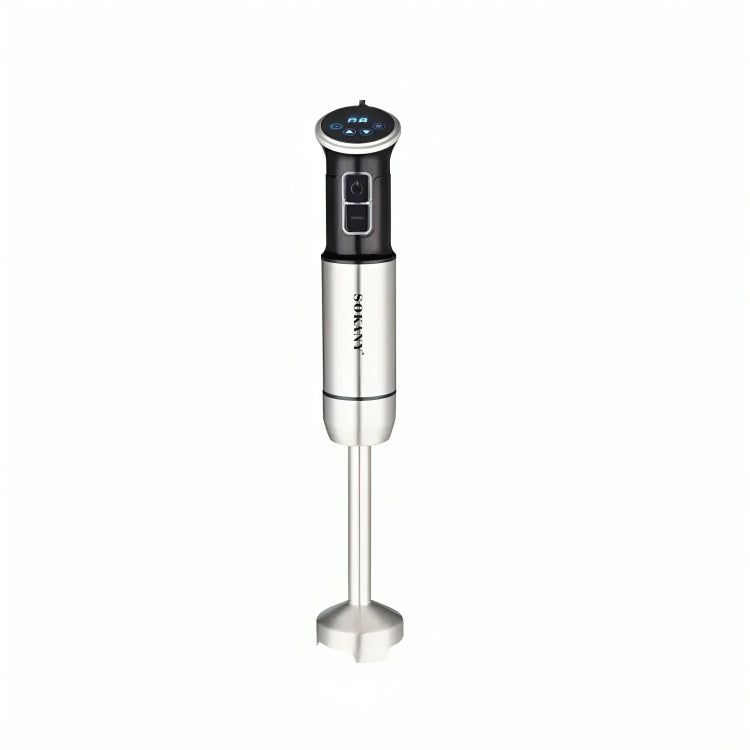 هاند بلندر سوكاني 800 وات ديجيتال بشاشة لمس وسرعتين لتحضير الطعام بسهولة | Sokany 800W digital hand blender with touch display and 2 speeds.