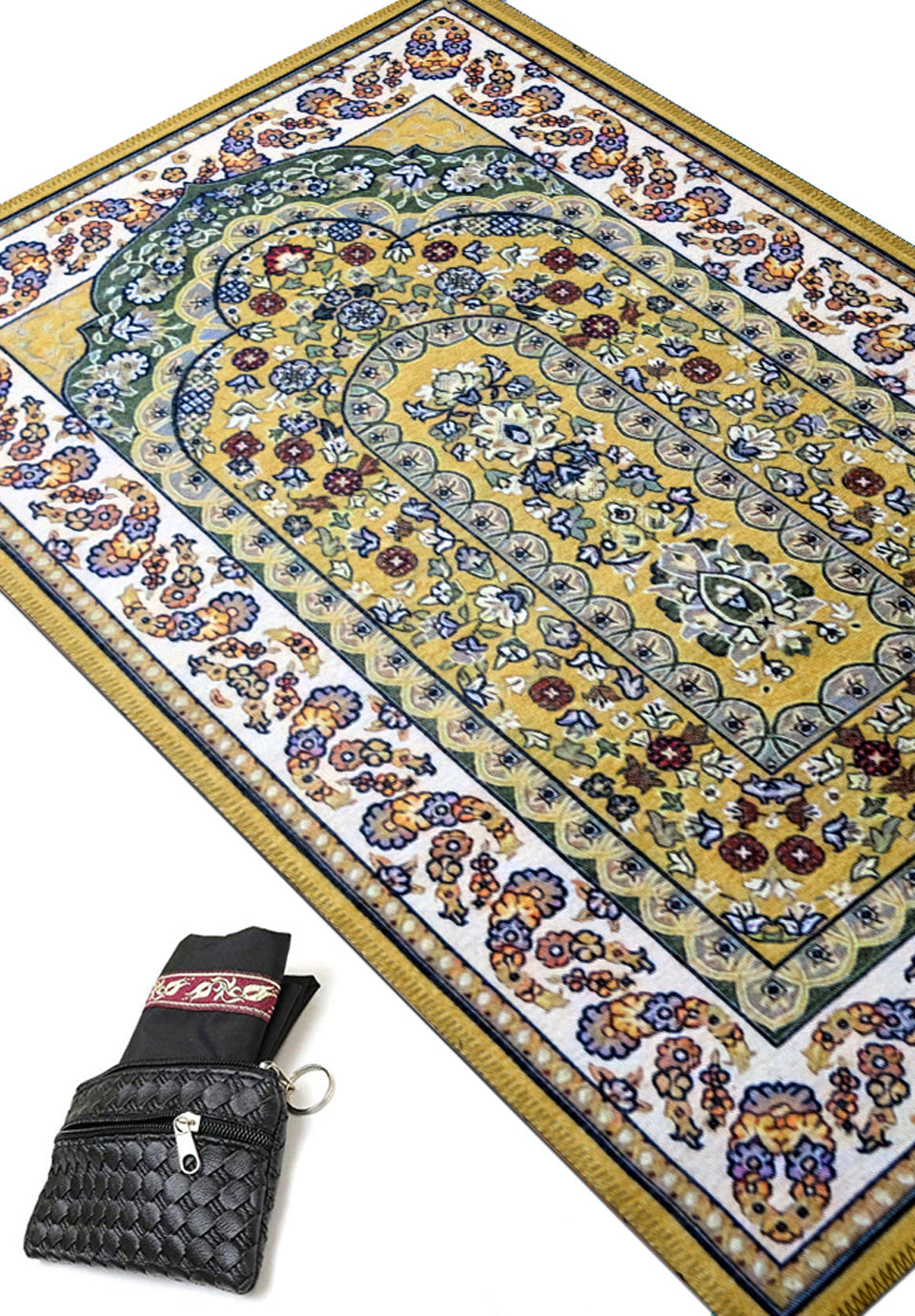 Arabesque 611644-1001 prayer carpet with original Egyptian designs size: 67x110