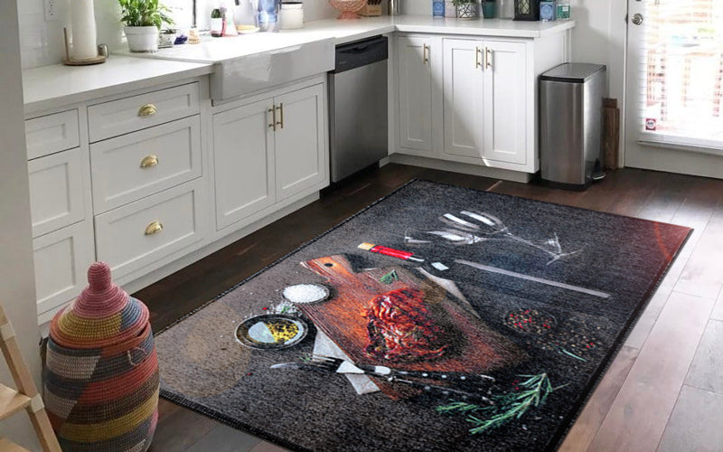 HD Kitchen carpet collection adds a charming touch to your kitchen size: 80x120 SKU:610590-1001