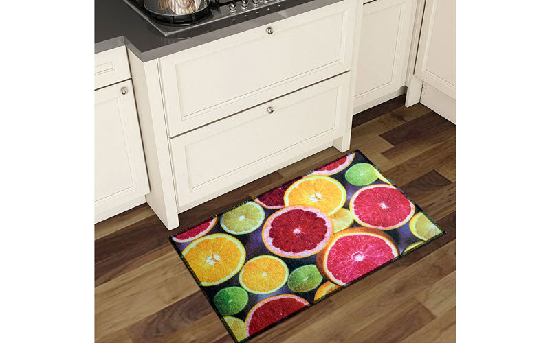 HD Kitchen carpet collection 610359-2001 with charming touch for kitchen size: 100x150