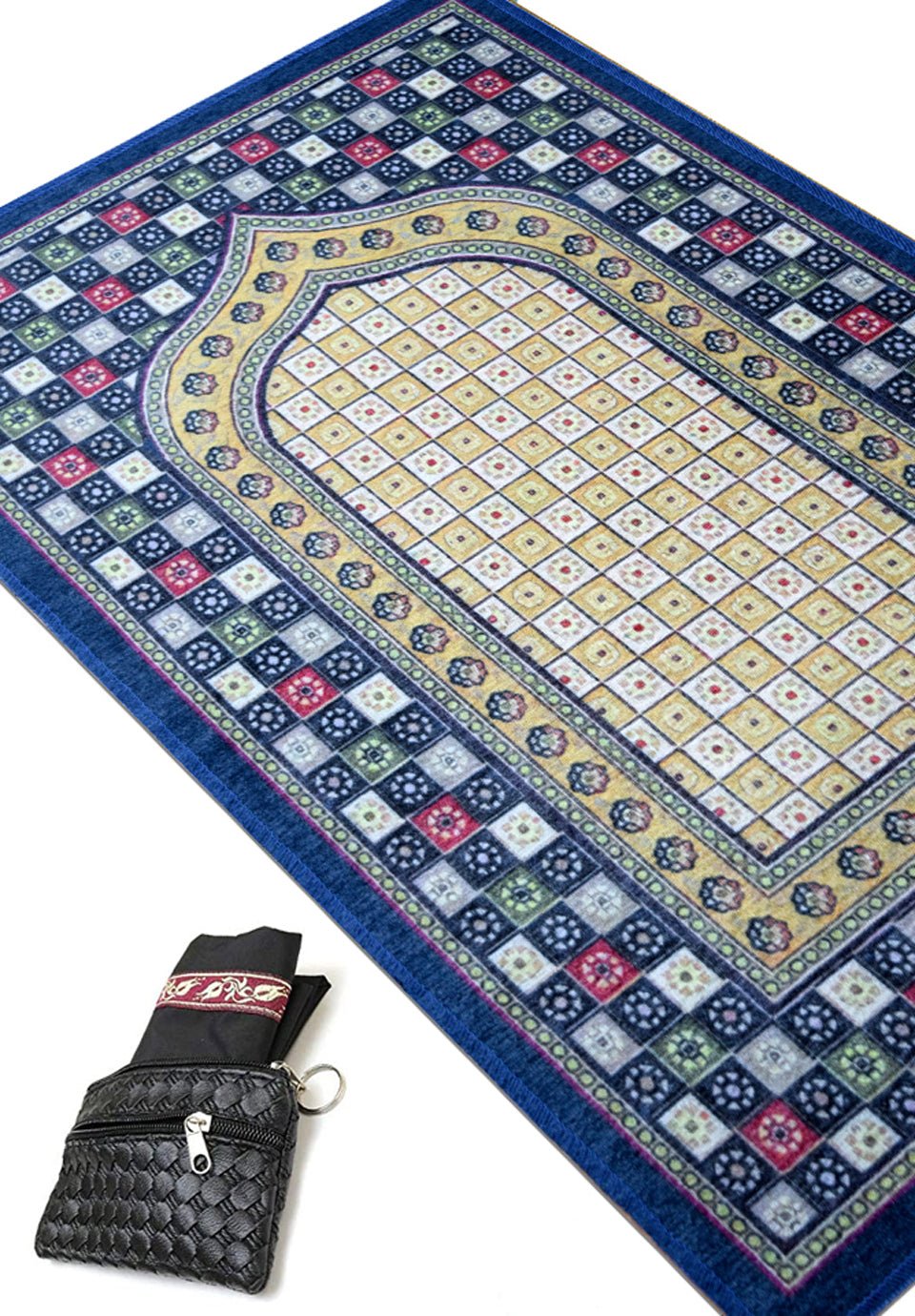 Arabesque 611649-1001 prayer carpet with original Egyptian designs size: 67x110