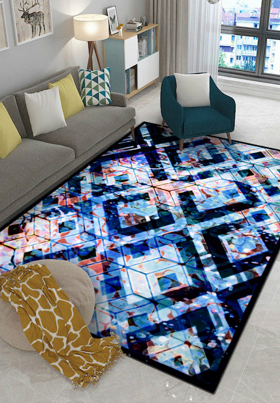 MAC Carpet Carnival collection with a modern style size: 50x80 SKU:608628-1001