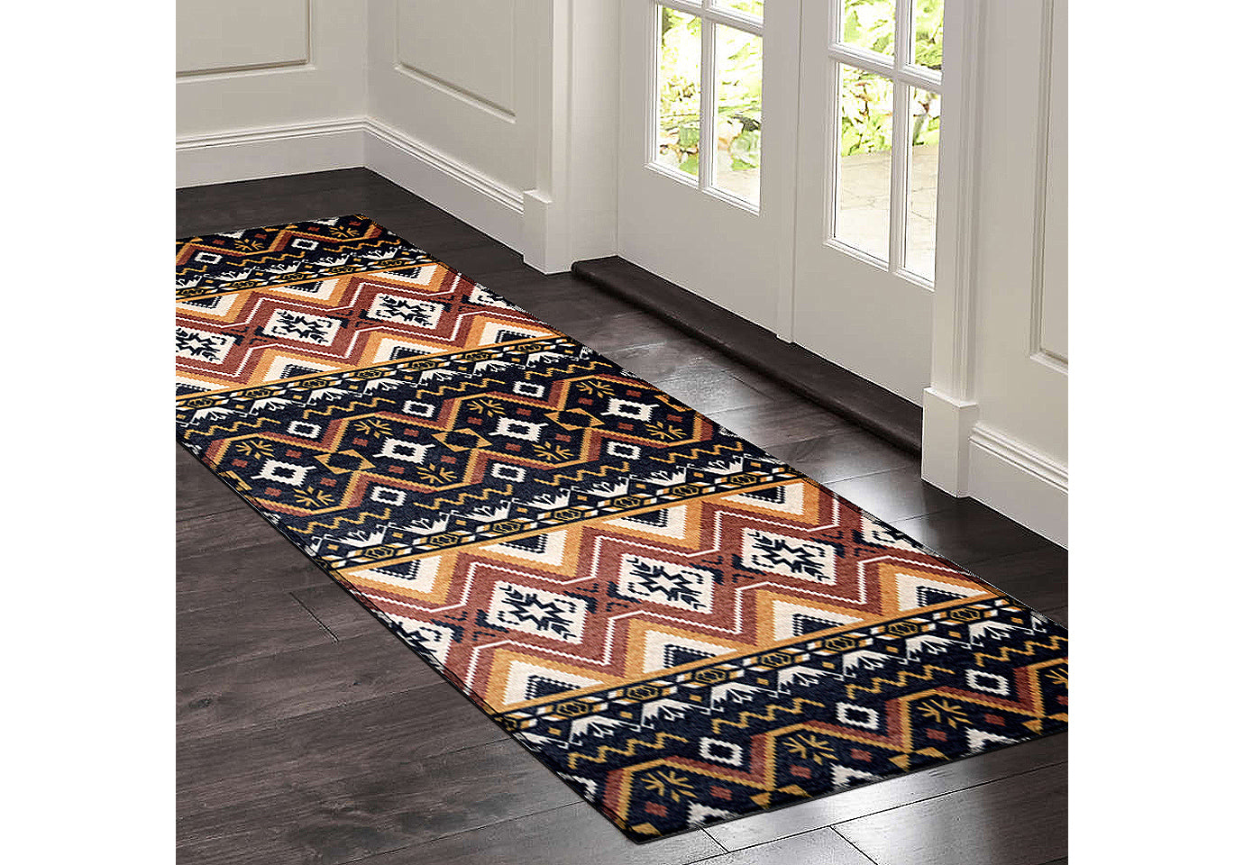 Arabesque carpet 611659-1001 with original Egyptian designs size: 67x200