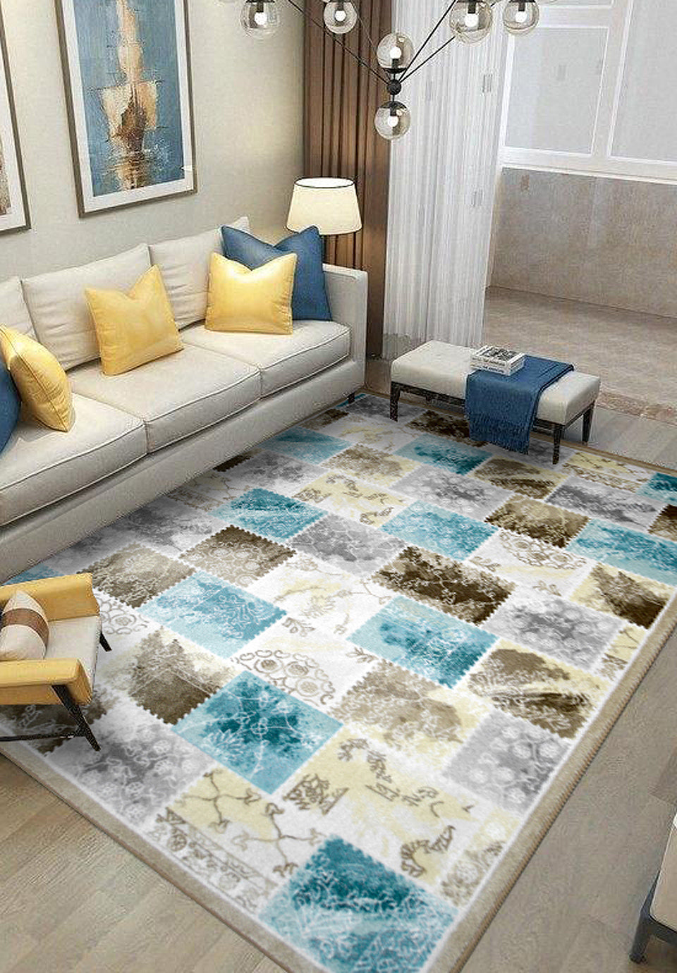 Marseille Carpet collection with modern style size: 50x80 SKU:153100-15