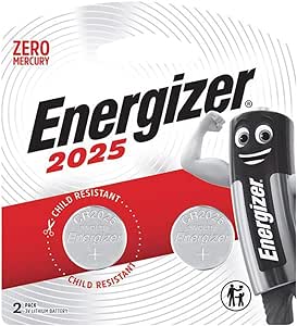 Energizer Coin Battery, 2025 SIMBA, Pack of 2 Blister Card - 2 2025