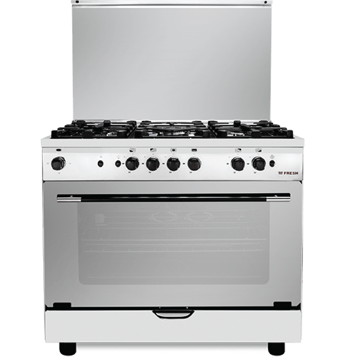 Fresh Gas Cooker Plaza lite with Fan 5 Burners - 90CM - 2653