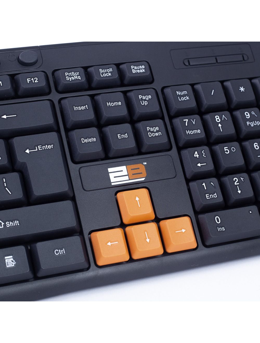 اشتري توبي KB445 لوحة مفاتيح Multimedia USB - أسود. تصميم Slim، 103 وظيفة، 13 زر مالتي ميديا، كابل 1.3 م، ضمان رسمي وتوصيل عبر Cairo Drop.