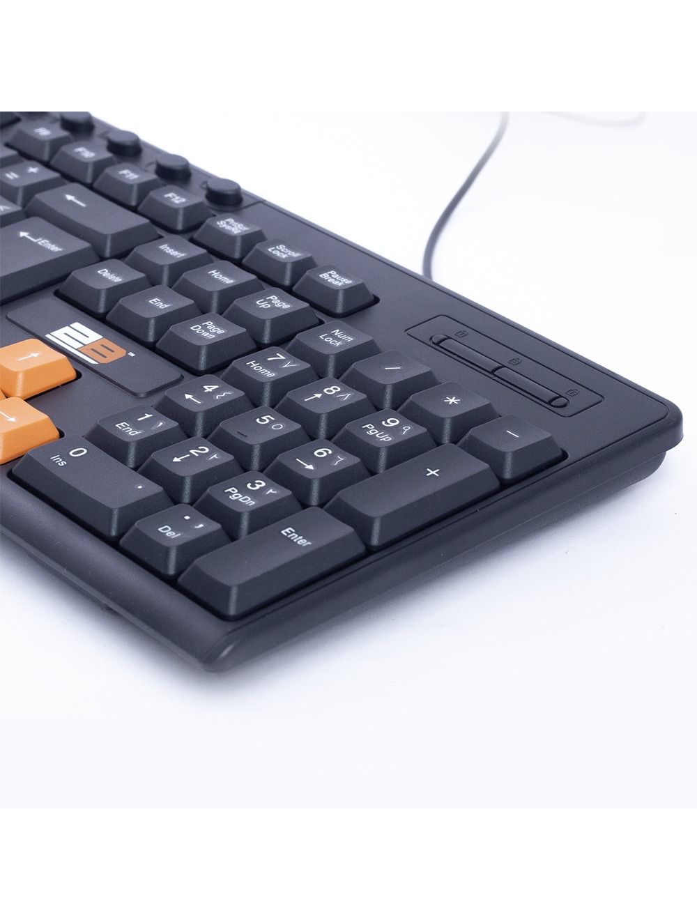 اشتري توبي KB445 لوحة مفاتيح Multimedia USB - أسود. تصميم Slim، 103 وظيفة، 13 زر مالتي ميديا، كابل 1.3 م، ضمان رسمي وتوصيل عبر Cairo Drop.