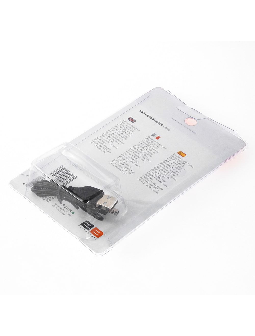 قارئ كروت 2b CR003 USB 2.0 بسرعة 480Mbps لنقل الملفات من sd card بسهولة مع ضمان 6 شهور وتوصيل سريع | 2b CR003 USB 2.0 SD card reader 480Mbps.