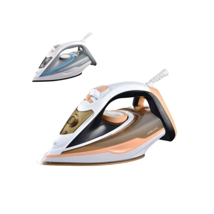 مكواه سكواني SK-YD-2117 2200 وات، بخار قوي، خفيفة وسهلة الاستخدام – Sokany SK-YD-2117 steam iron 2200W, strong steam, lightweight and easy to use.
