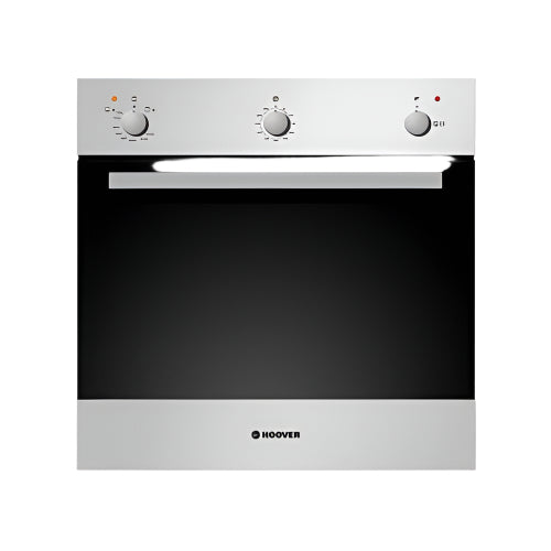 HOOVER Built-In Oven Gas 60 x 60 cm 66 Liter In Stainless Steel x Black Color With Convection Fan HGGGF3