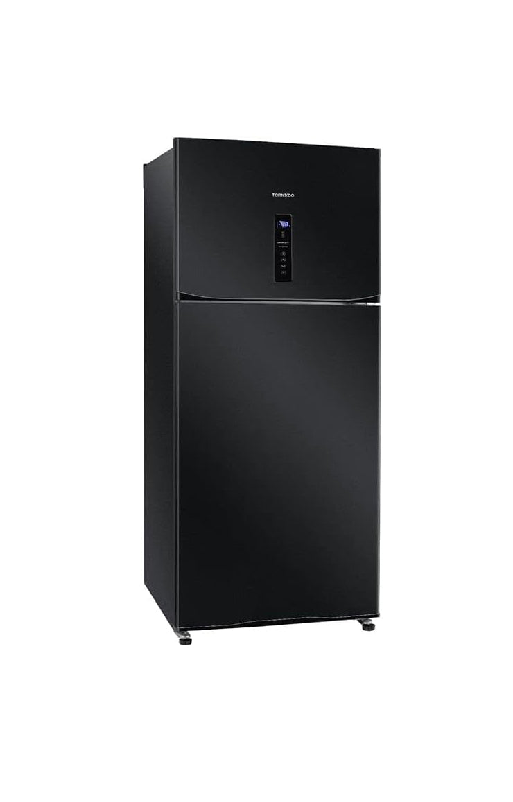 TORNADO Refrigerator Digital, No Frost 386 Liter, Black RF-480AT-BK