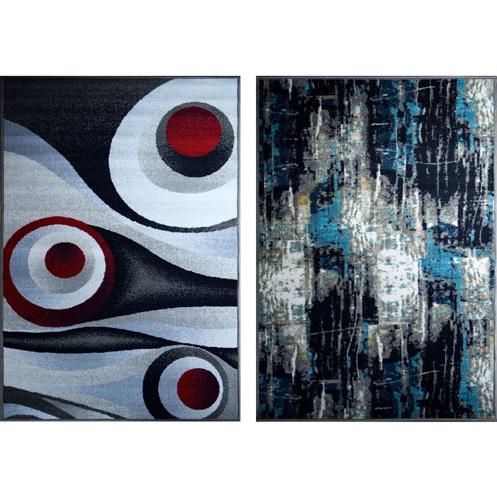 Rosetta Double Face Carpet, one rug as if it were two rugs, size 100x147 cm