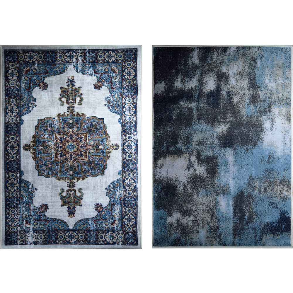 Rosetta Double Face Carpet, one rug as if it were two rugs, size 100x147 cm