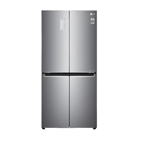 LG GC-B22FTLVB 530 Litres Refrigerator - 4 Doors - Bottom Freezer - Smart Inverter Linear Compressor - Smart ThinQ - Pure N Fresh