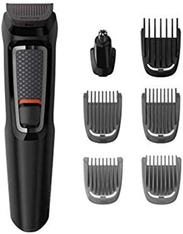 Philips Multigroom Hair and Face Trimmer, 7 in 1, Black - MG3720-33