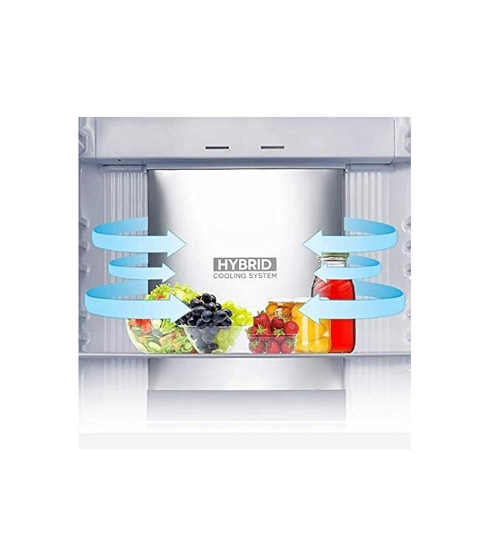 SHARP Refrigerator No Frost 385 Liter, Silver SJ-48C(SL)