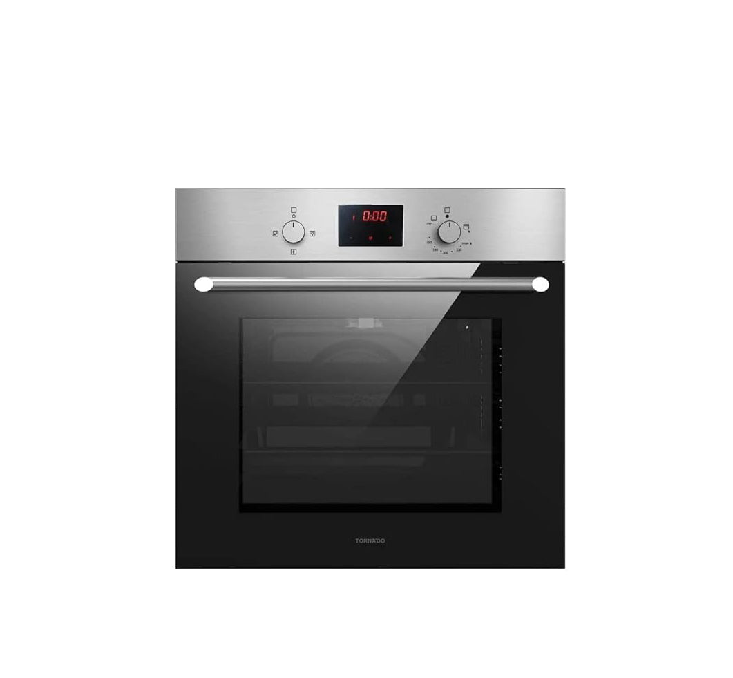 TORNADO Built-in Gas Oven 60 x 60 cm 67 Litre In Stainless Steel Color with Convection Fan GO-VM60CSU-S