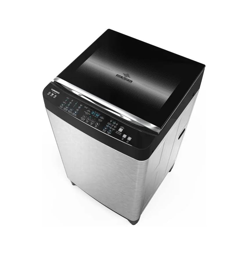 TORNADO Washing Machine Top Automatic 17 Kg, DDM Inverter, Pump, Stainless TWT-TLD17RSC