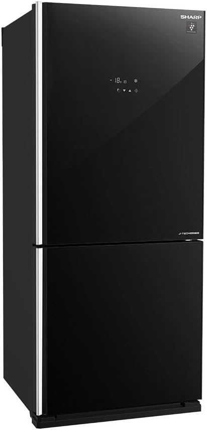 SHARP Refrigerator Inverter Digital, Bottom Freezer, No Frost 558 Liter, Black SJ-PV73K-BK