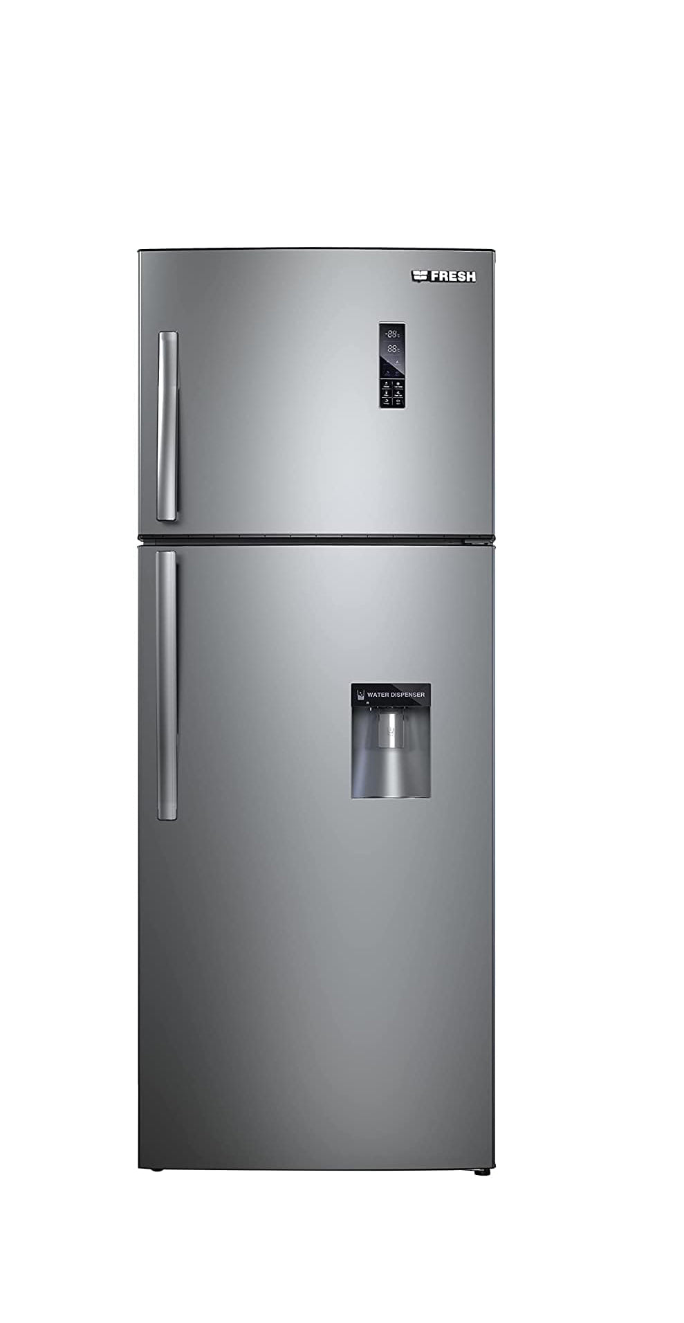 Fresh 436 liters Metal Silver Fridge - FNT-D580YT 16 ft