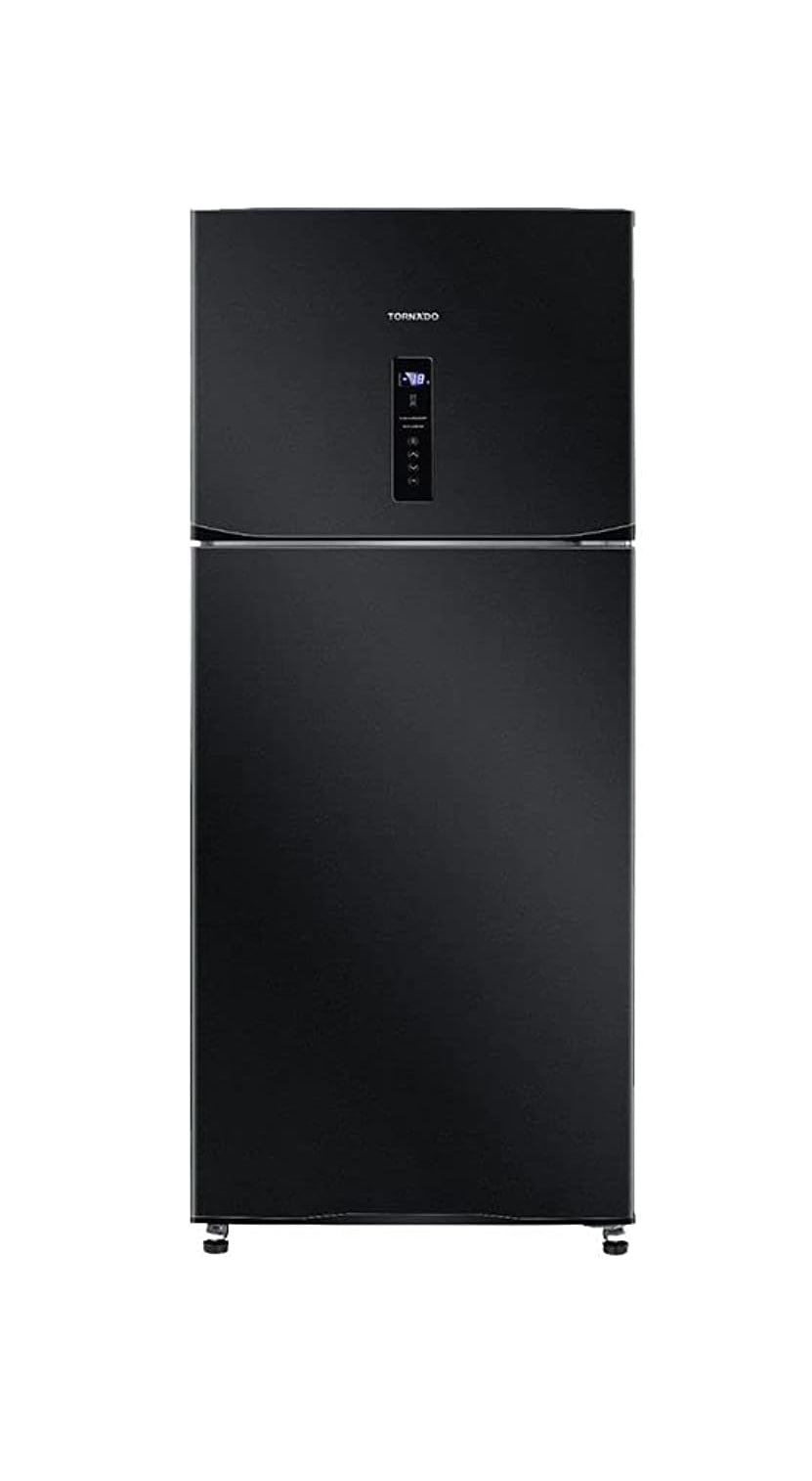 TORNADO Refrigerator Digital, No Frost 386 Liter, Black RF-480AT-BK