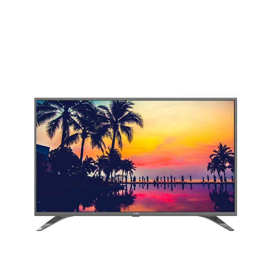 شاشة تورنيدو 43 بوصة FHD سمارت بدقة عالية وصوت Dolby مع ريسيفر داخلي وضمان 3 سنوات – Tornado 43” Smart LED TV Full HD with Dolby Audio & warranty.