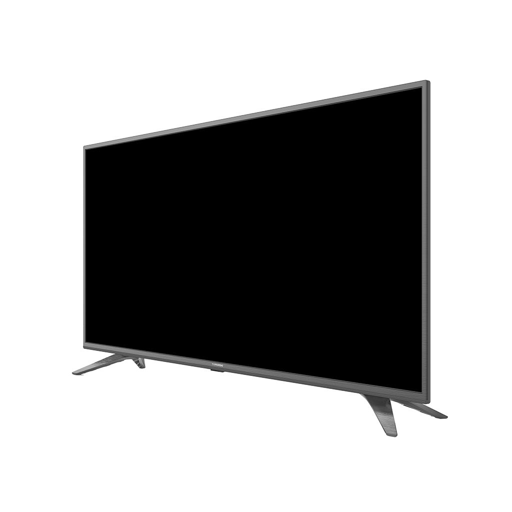 شاشة تورنيدو 43 بوصة FHD سمارت بدقة عالية وصوت Dolby مع ريسيفر داخلي وضمان 3 سنوات – Tornado 43” Smart LED TV Full HD with Dolby Audio & warranty.
