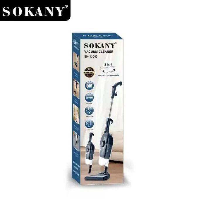 مكنسة سوكاني 2000 وات 2 في 1 بدون كيس، تنظيف سريع وفعال - Sokany 2000W 2-in-1 cordless vacuum, efficient cleaning, delivery & warranty