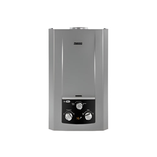 زانوسي ZYG06313SL سخان مياه ديجيتال NEW Vicky سعة 6 لتر مع محول لون فضي 
