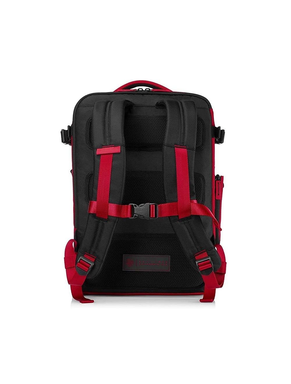 شنطة HP Omen Gaming 17.3" سوداء/حمراء بحماية مبطنة ومساحة واسعة لأجهزة الألعاب مع ضمان سنة – HP Omen Gaming backpack 17.3" black/red.
