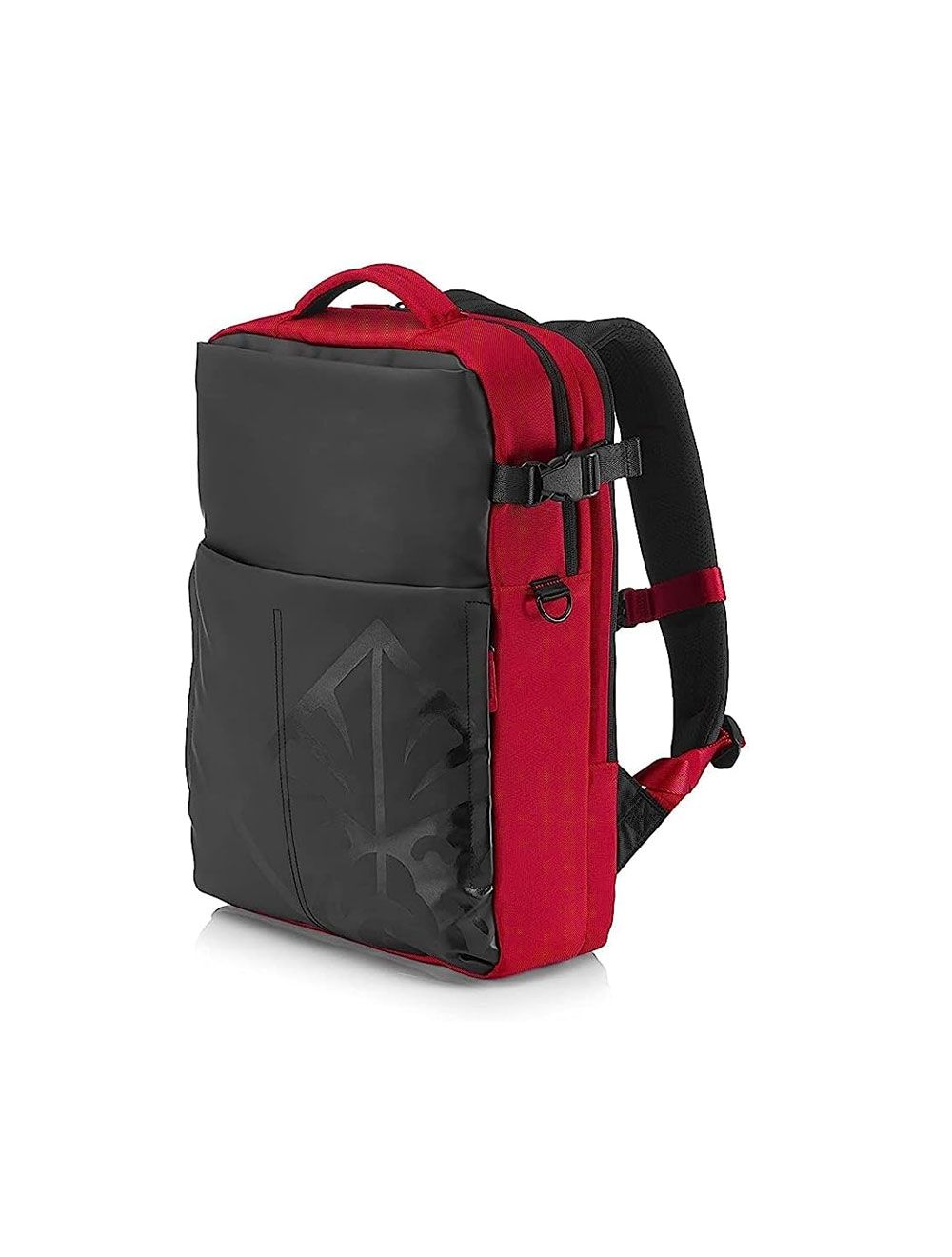 شنطة HP Omen Gaming 17.3" سوداء/حمراء بحماية مبطنة ومساحة واسعة لأجهزة الألعاب مع ضمان سنة – HP Omen Gaming backpack 17.3" black/red.